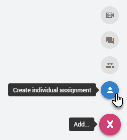 create individual assignment button